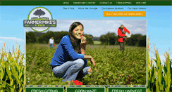 Desktop Screenshot of farmermikesupick.com